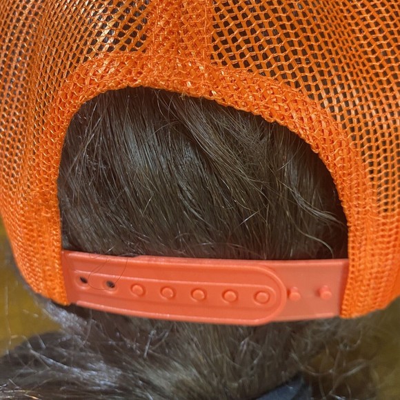 Bass Pro Shops Hat Mesh orange Snapback Trucker Baseball Fishing Outdoor Cap NEW - Picture 5 of 7